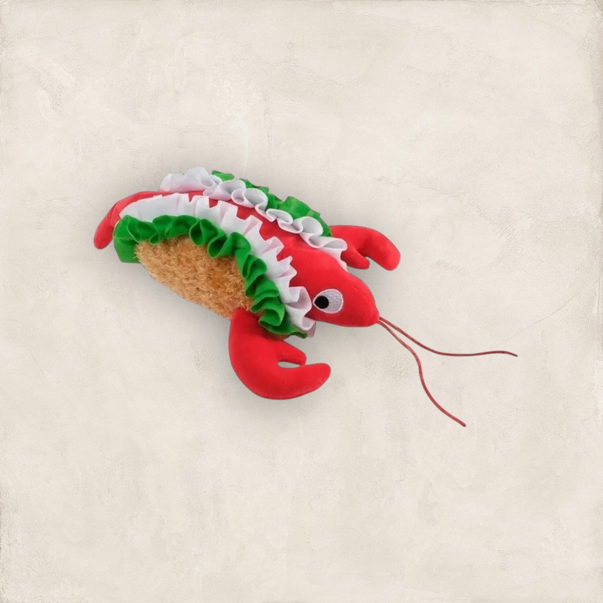 Snack Time Lobster Plush Dog Toy