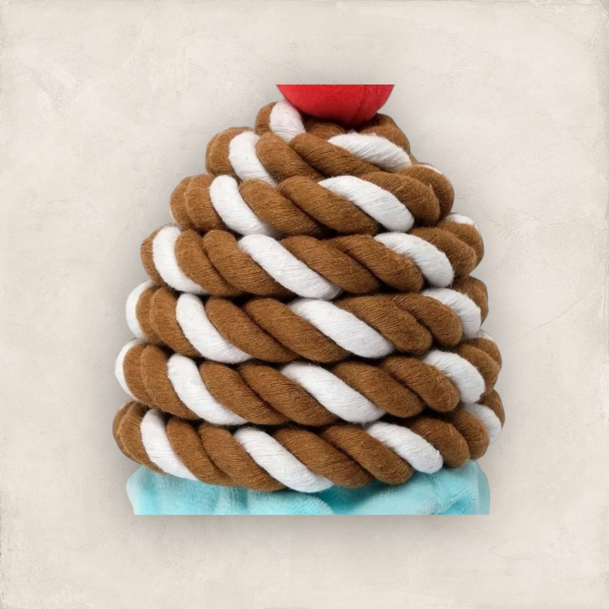 Snack Time Ice Cream Rope Plush Dog Toy